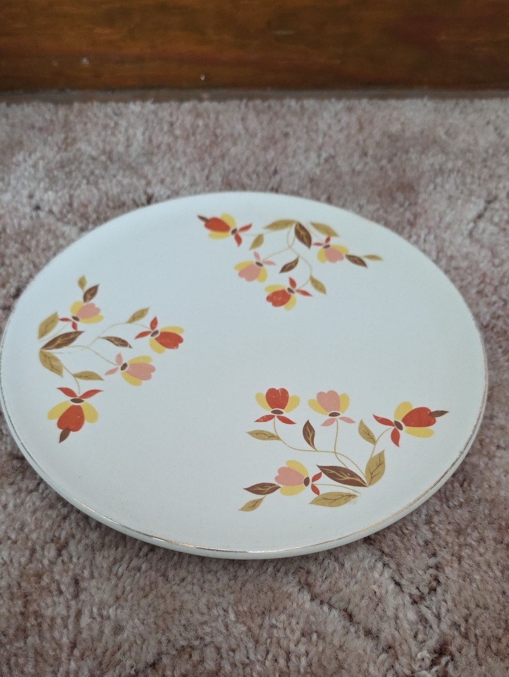 Vintage Jewel Tea Round Ceramic Plate